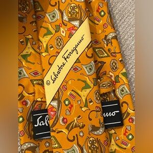 Salvatore Ferragamo Safari Animal Tie Silk